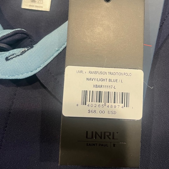 COPY - NWT UNRL Tranfusion Golf Polo - Picture 6 of 6